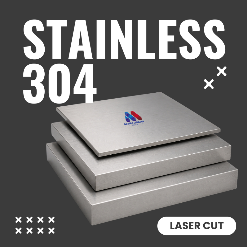 Jual Plat SUS 304 Tebal 30 mm Custom LASER Cutting Stainless Steel ...