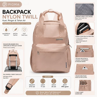 Pioma Melia Backpack Wanita Waterproof Stylish