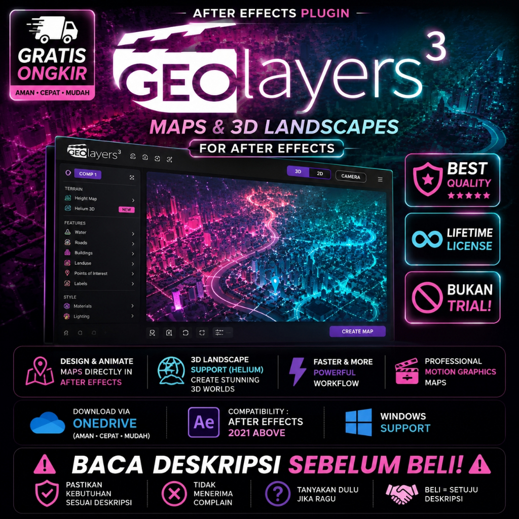 After Effects Plugin - GEOlayers 3 v1.17.2 - WIN MAC - 150626
