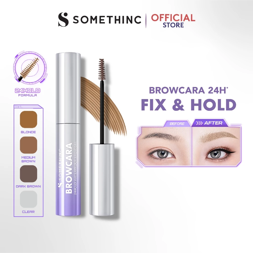 Pratinjau SOMETHINC Browcara 24Hold Waterproof Brow Gel - Maskara Alis Tahan Lama Anti Air Smudgeproof, Long-lasting, Non-Flaking, tahan lama