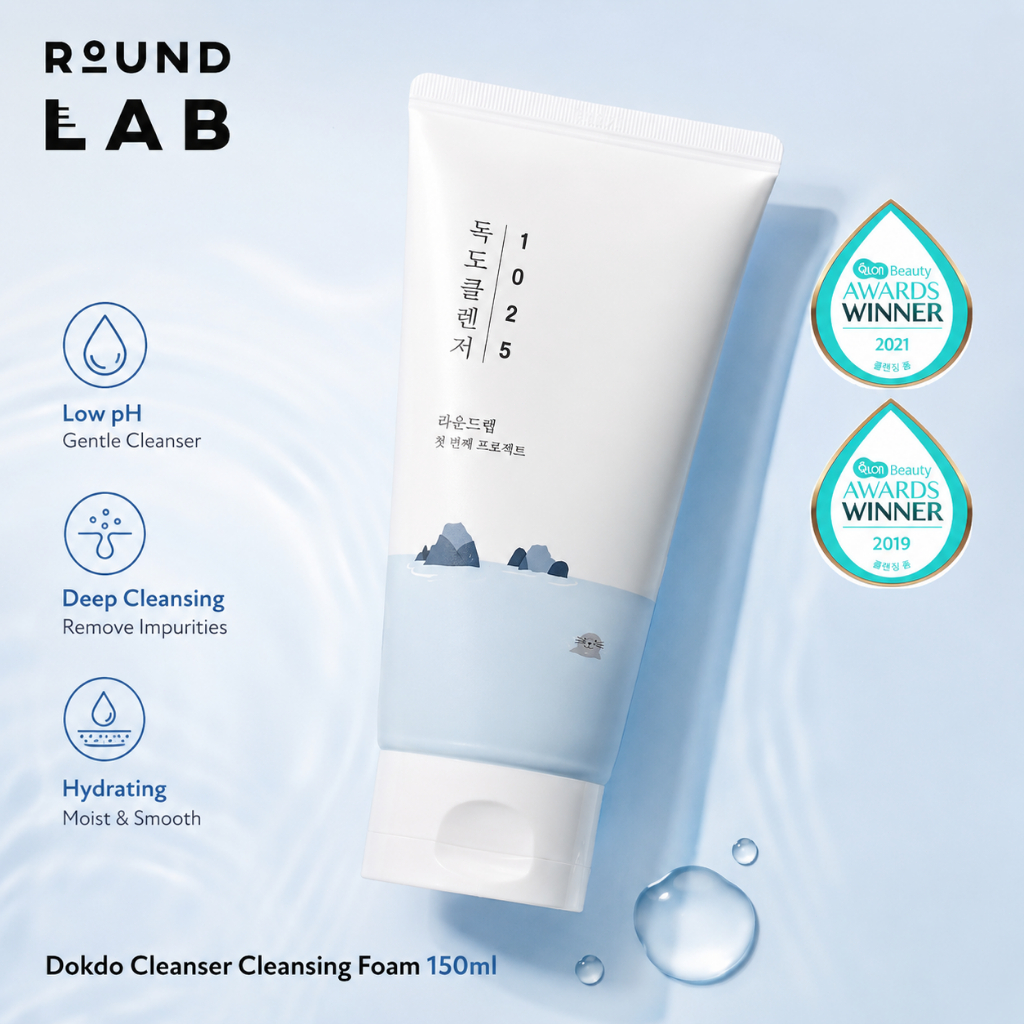 Jual Round Lab 1025 Dokdo Cleanser 150ml I Korean Skincare | Shopee ...