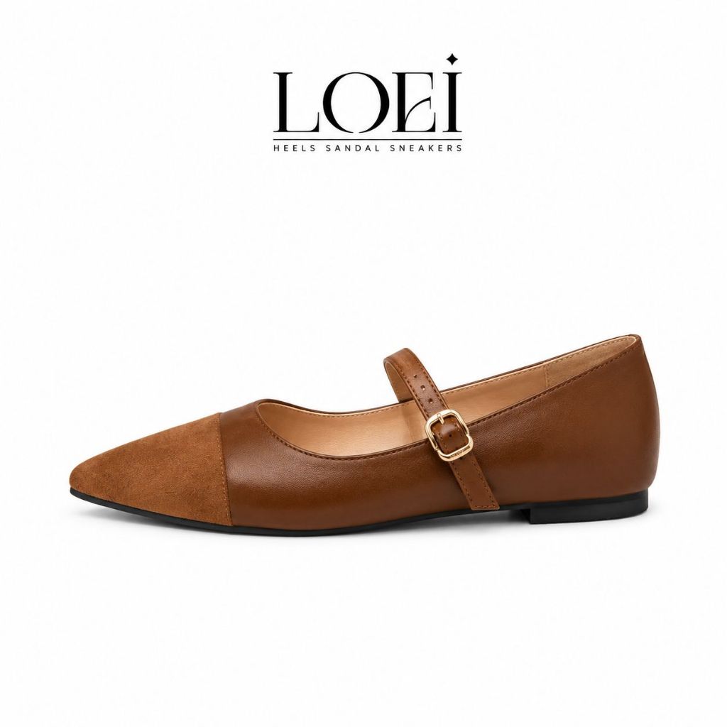 Jual LOEI Camila Sepatu Simple Wanita Korea Style Flatshoes Wanita ...