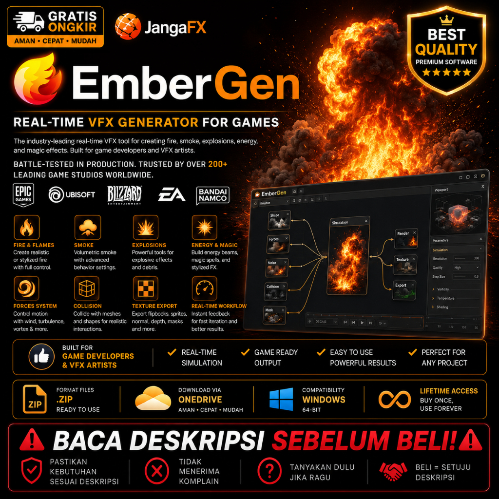 Software Windows - JangaFX - EmberGen 1.2.6 - 180226