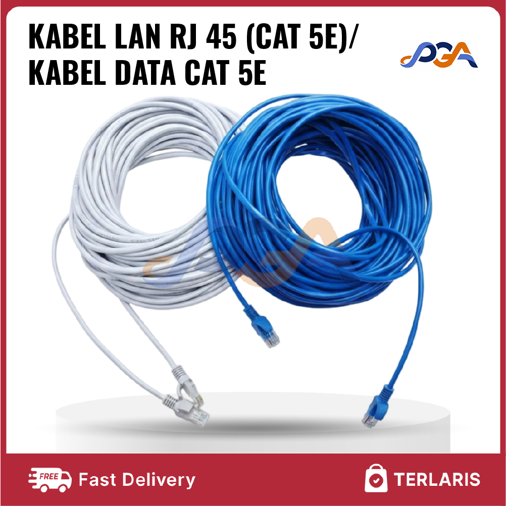 Jual KABEL LAN RJ 45 / KABEL DATA 10 METER | Shopee Indonesia