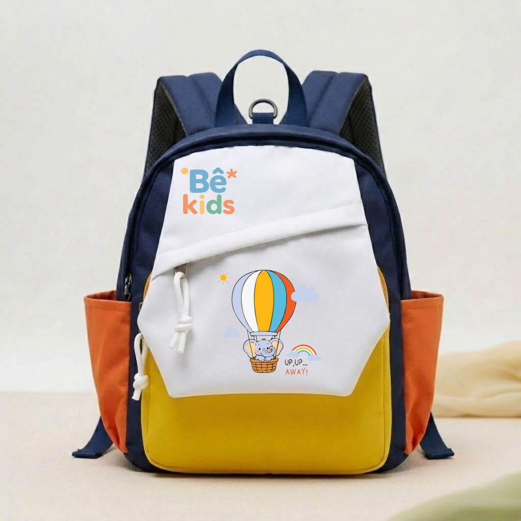 CATENZO - CUT 042 F109 Tas Ransel Sekolah Anak Be Kids Elepant Ballon  Premium Backpack Anak TK PAUD Muat buku gambar ukuran kecil & bekal
