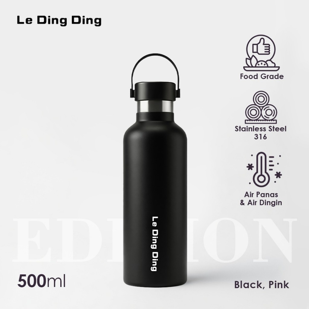 LeDingDing Tumbler Stainless 500ml Panas Dingin