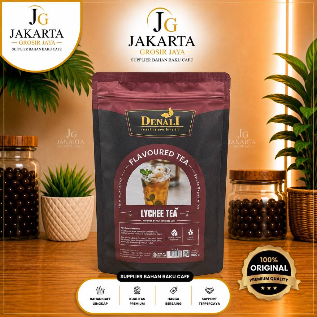 Jual BUBUK DENALI LYCHEE TEA | POWDER LECI | LICI | LECHEE 800 gr ...
