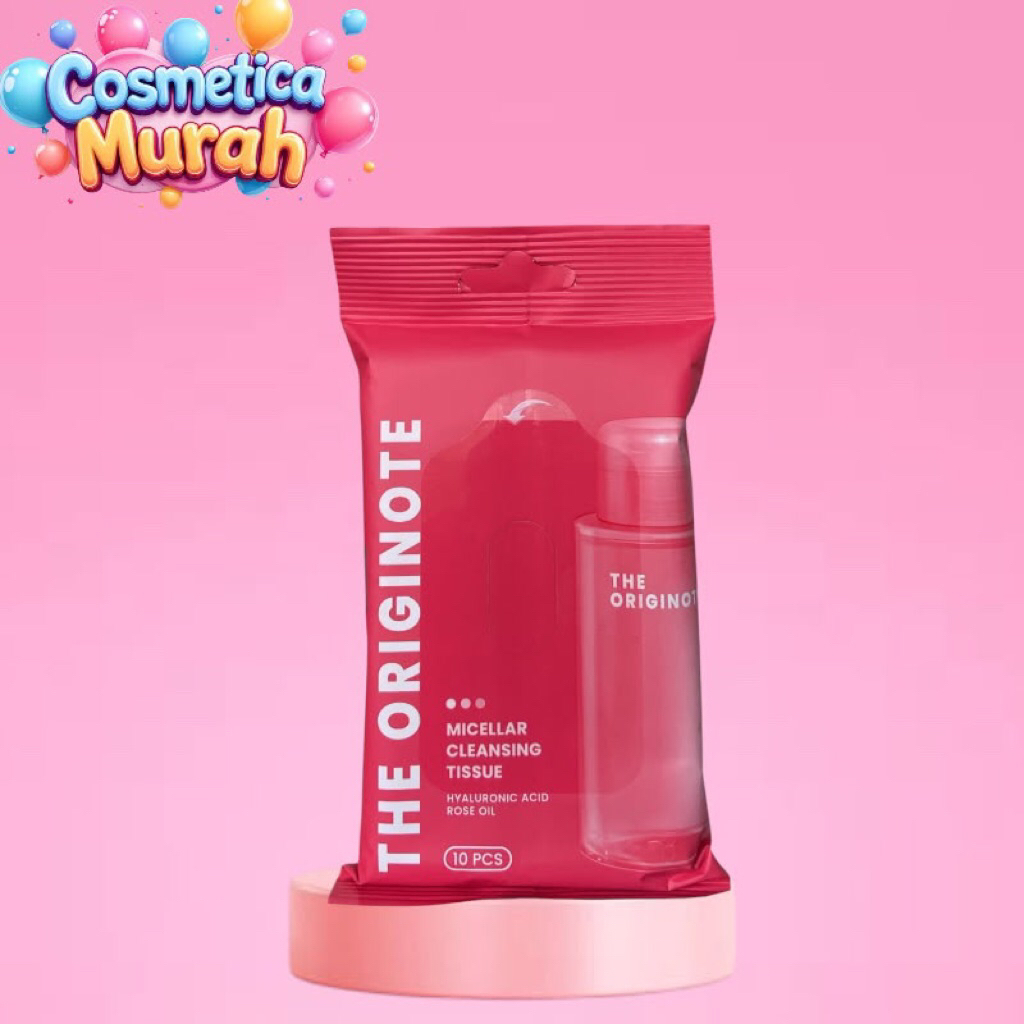 ck.uz} THE ORIGINOTE cleansing micellar make up tissue 10 pcs pembersih wajah waterproof tisu kotoran debu