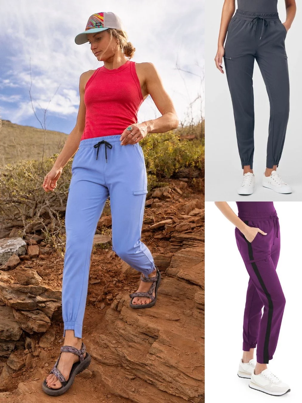 Celana Jogger Sport Wanita WC Hi-Lo Hybrid Joggers -2551