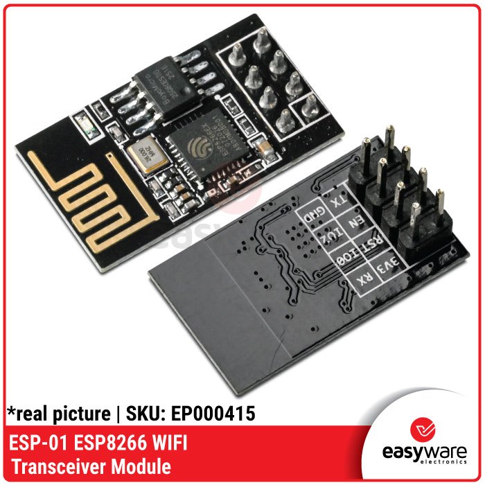 Jual ESP01 ESP-01 ESP8266 WIRELESS WIFI TRANSCEIVER MODULE | Shopee ...