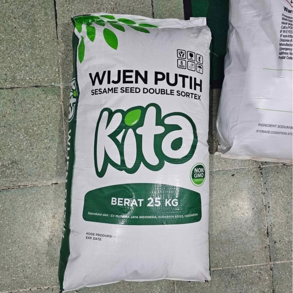 Jual Wijen Putih 1 kg Sesame Seed Biji Wijen Bahan Kue Roti Robin ...