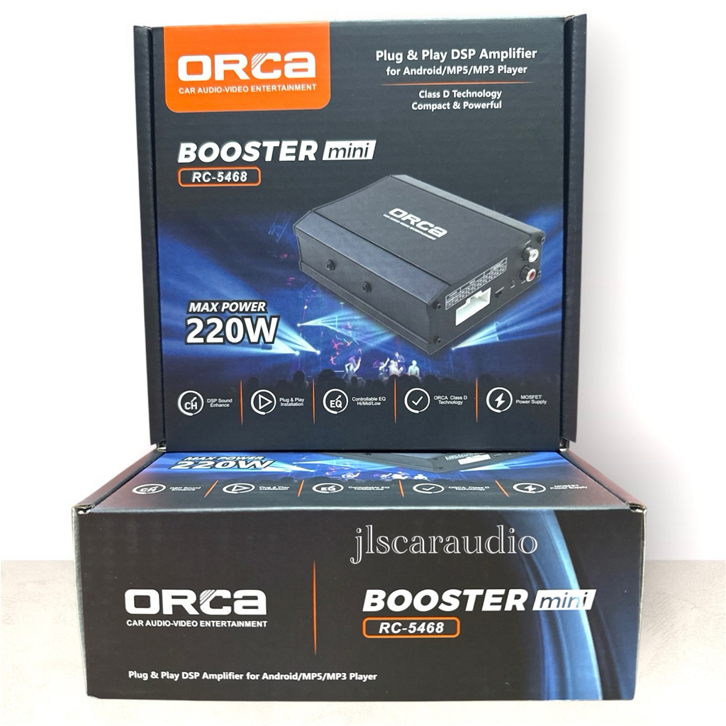 Jual DSP Amplifier Plug & Play Android Receiver ORCA Booster Mini, DSP ...