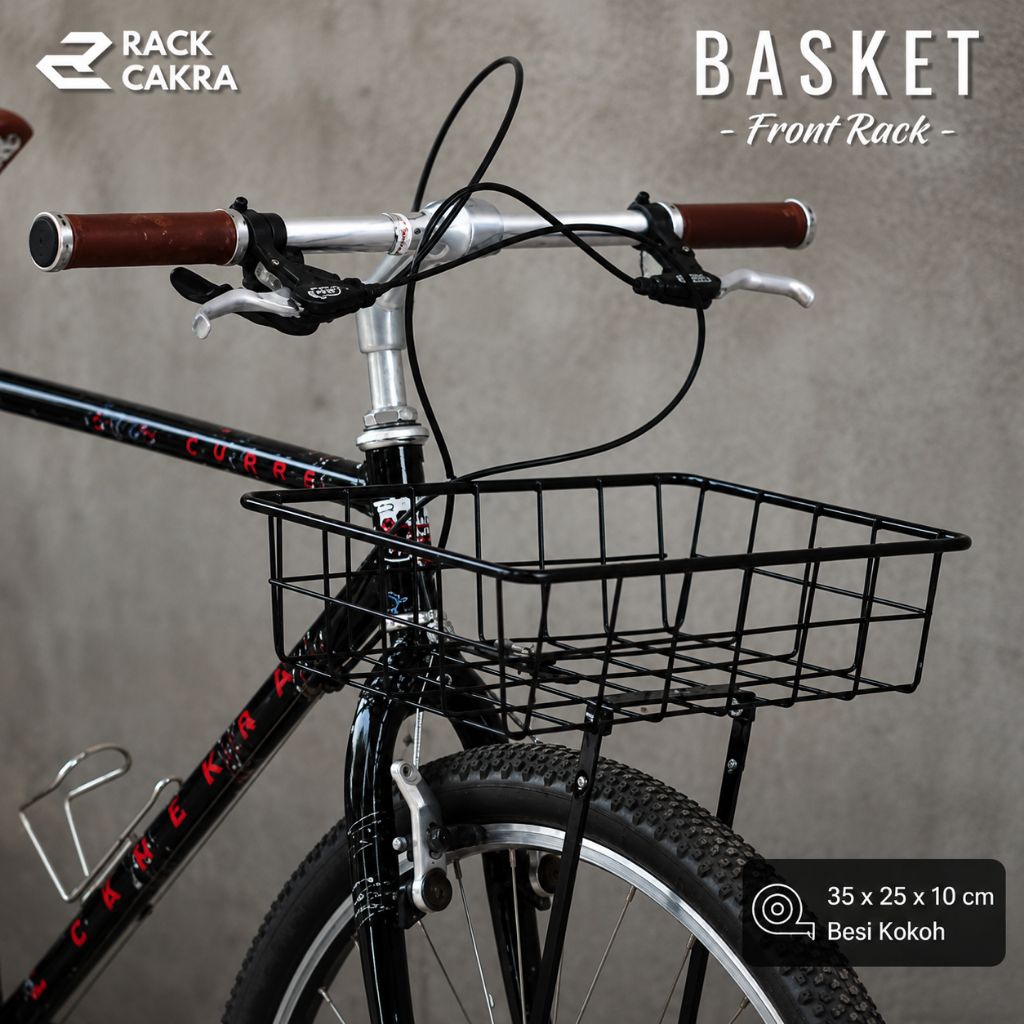 Jual Rack Cakra Front Basket Rack - Keranjang Ram Rak Depan Sepeda ...