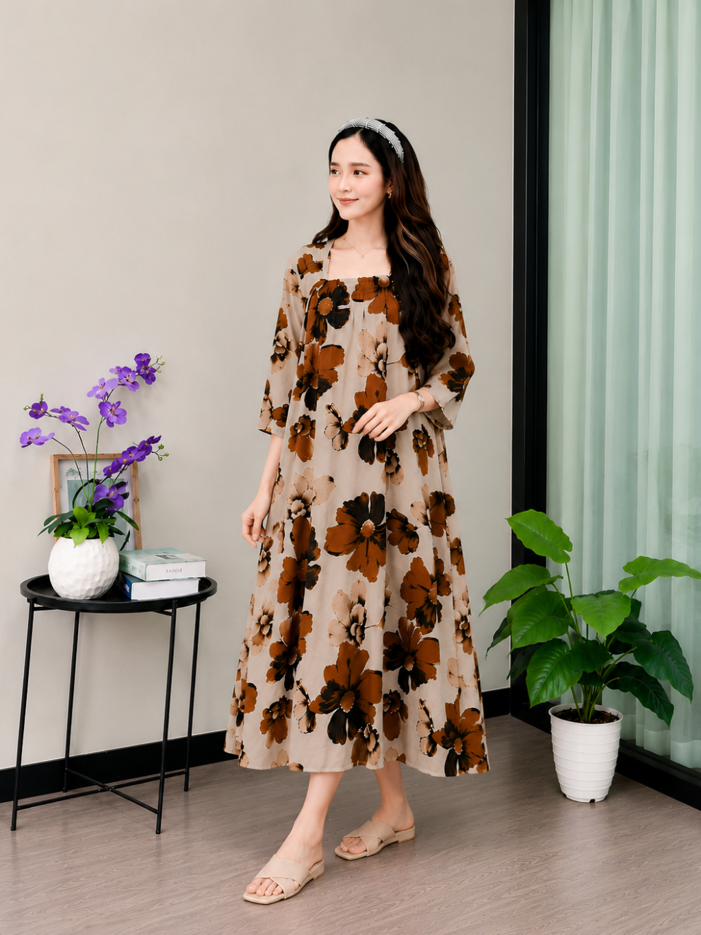 Daster Fuji Jumbo LD 120 - Daster Rumahan Wanita Rumah Fashion Homewear foto 5