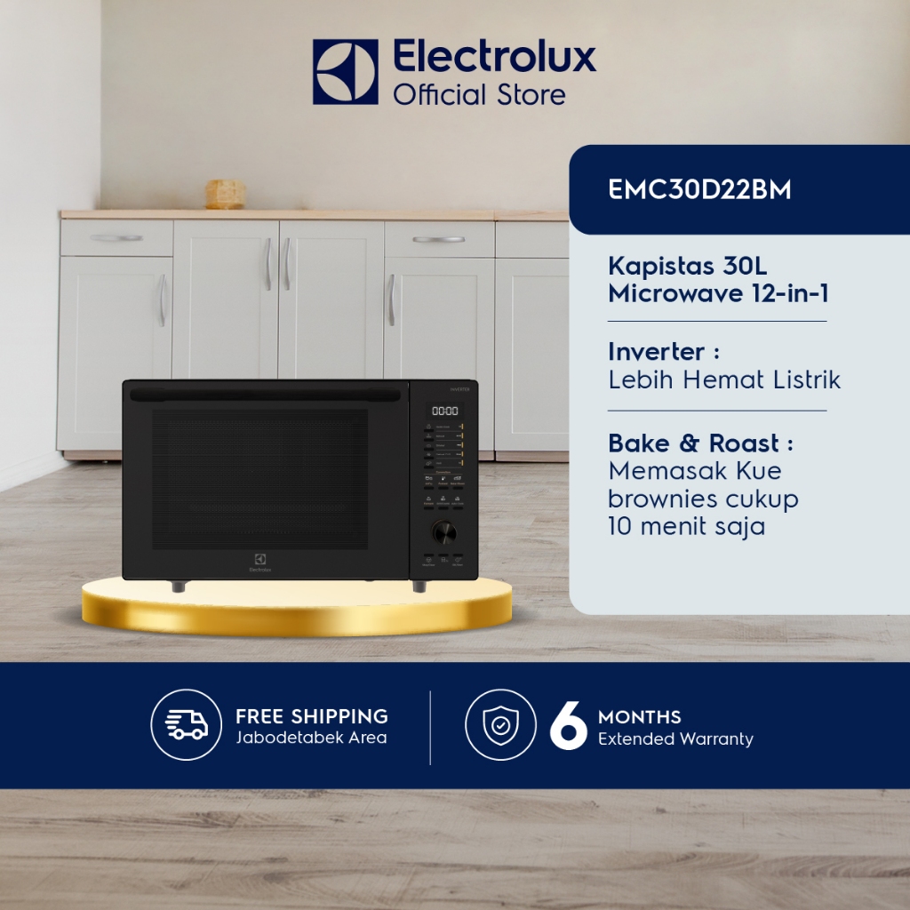 Jual Electrolux Microwave 30L Microwave 12-in-1 :Convection, Steam ...