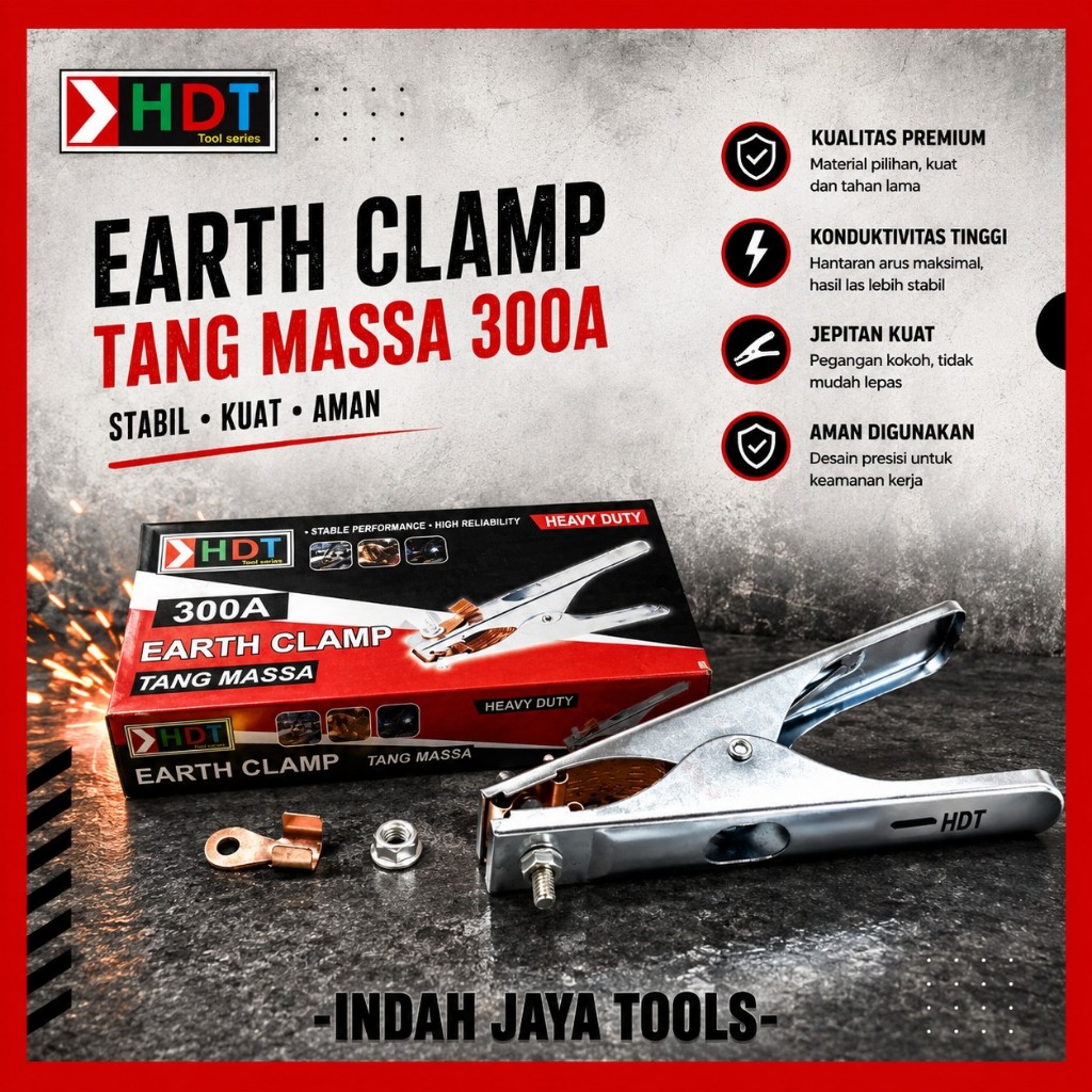 Jual HDT Tang Las Massa 300 A Stang Welding Electrode Holder Jepit ...