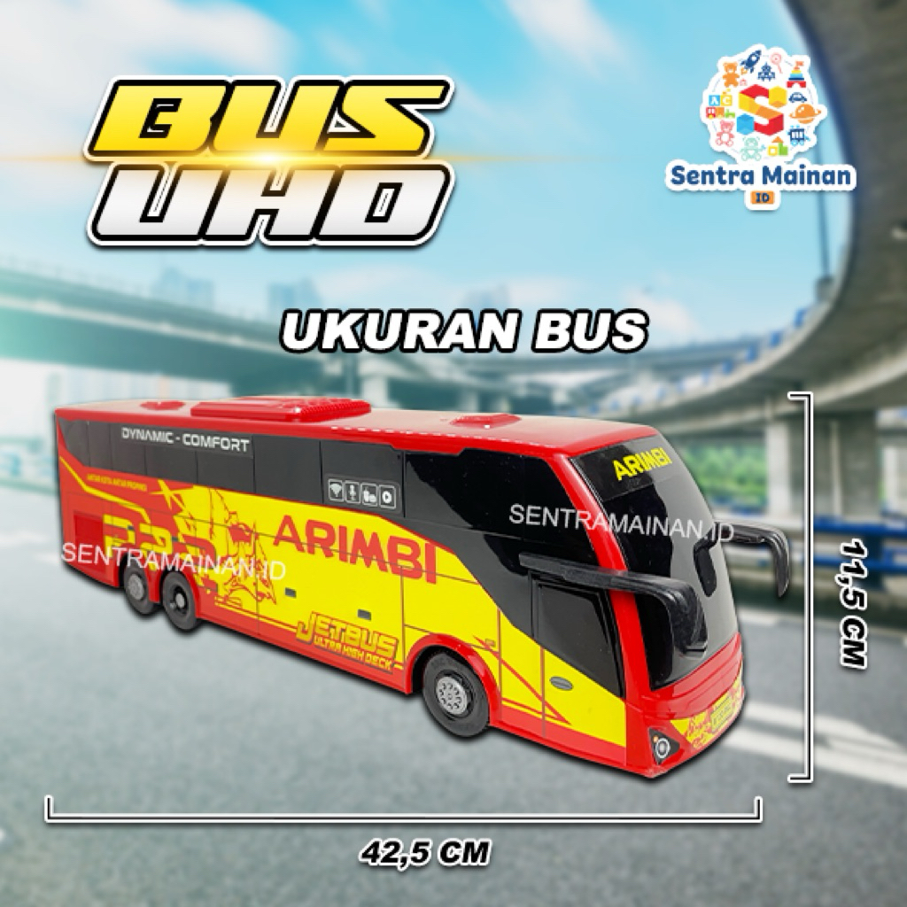 Jual SENTRA Mainan Bus Modifikasi Tronton Uhd Rkc Livery Arimbi / Po ...
