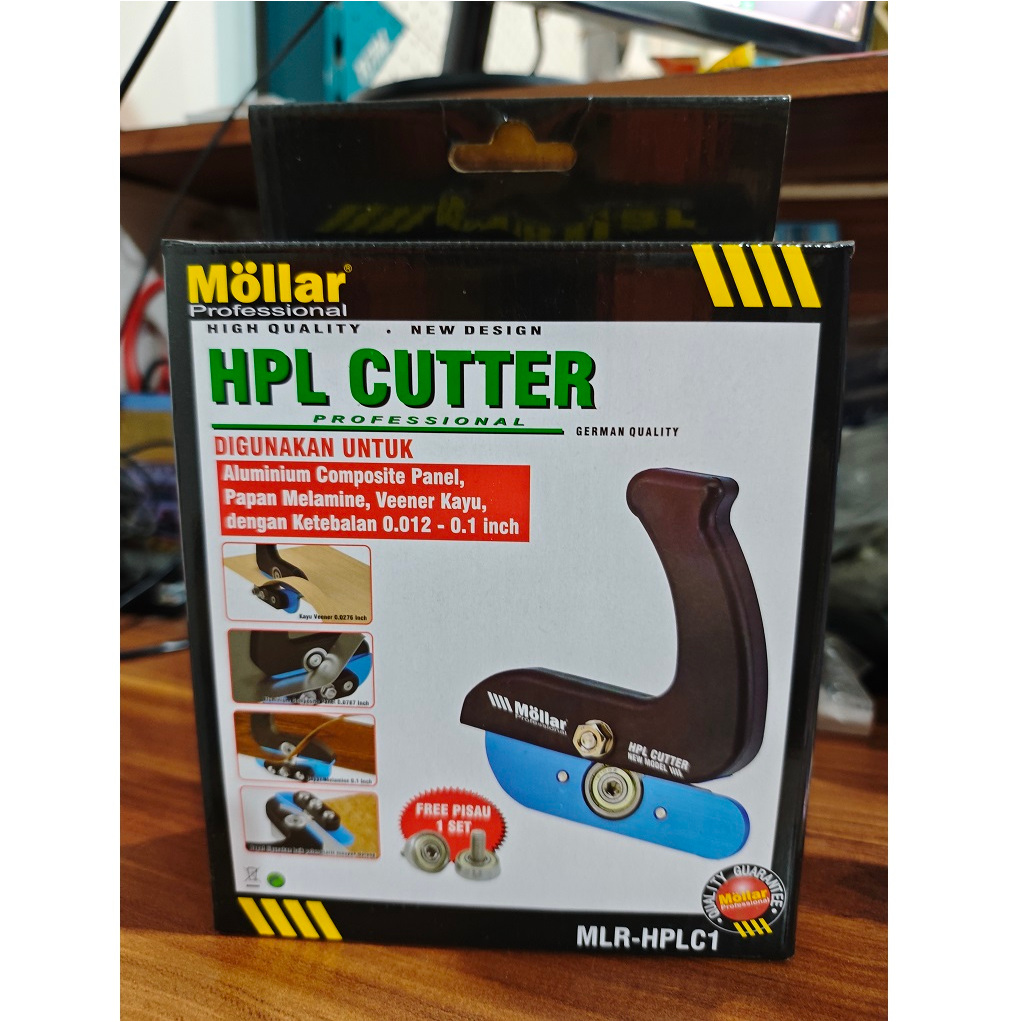Jual MOLLAR HPLC1 HPL CUTTER ALAT BANTU POTONG TEPI HPL | Shopee Indonesia
