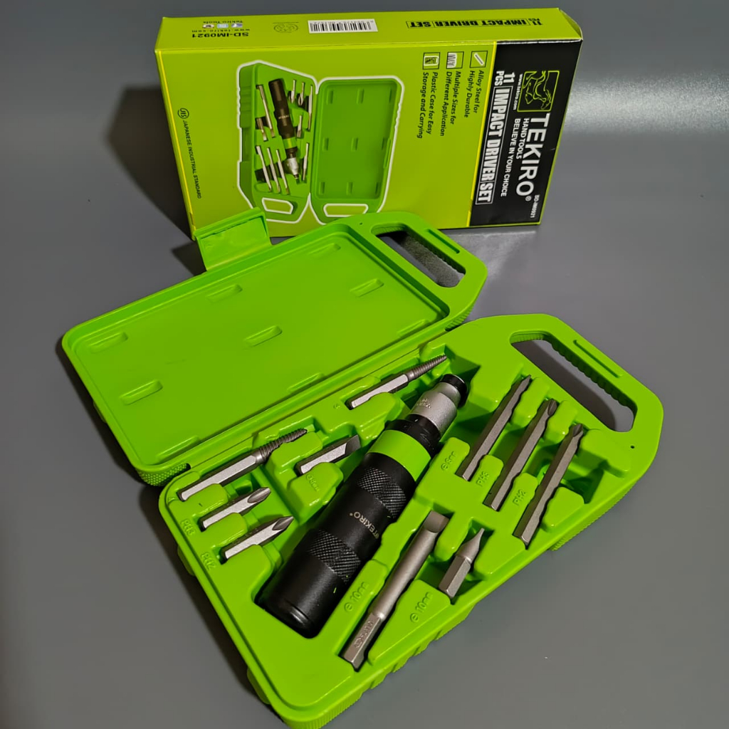 Jual Tekiro obeng ketok set lengkap 11 pcs / obeng getok tekiro ...