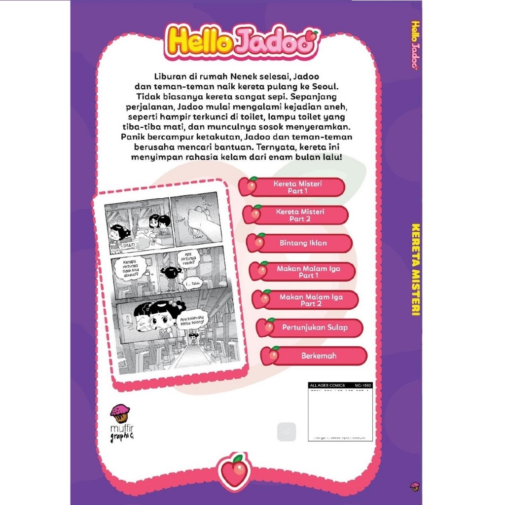 Jual Komik Hello Jadoo: Kereta Misteri - Buku Komik Anak Muffin ...