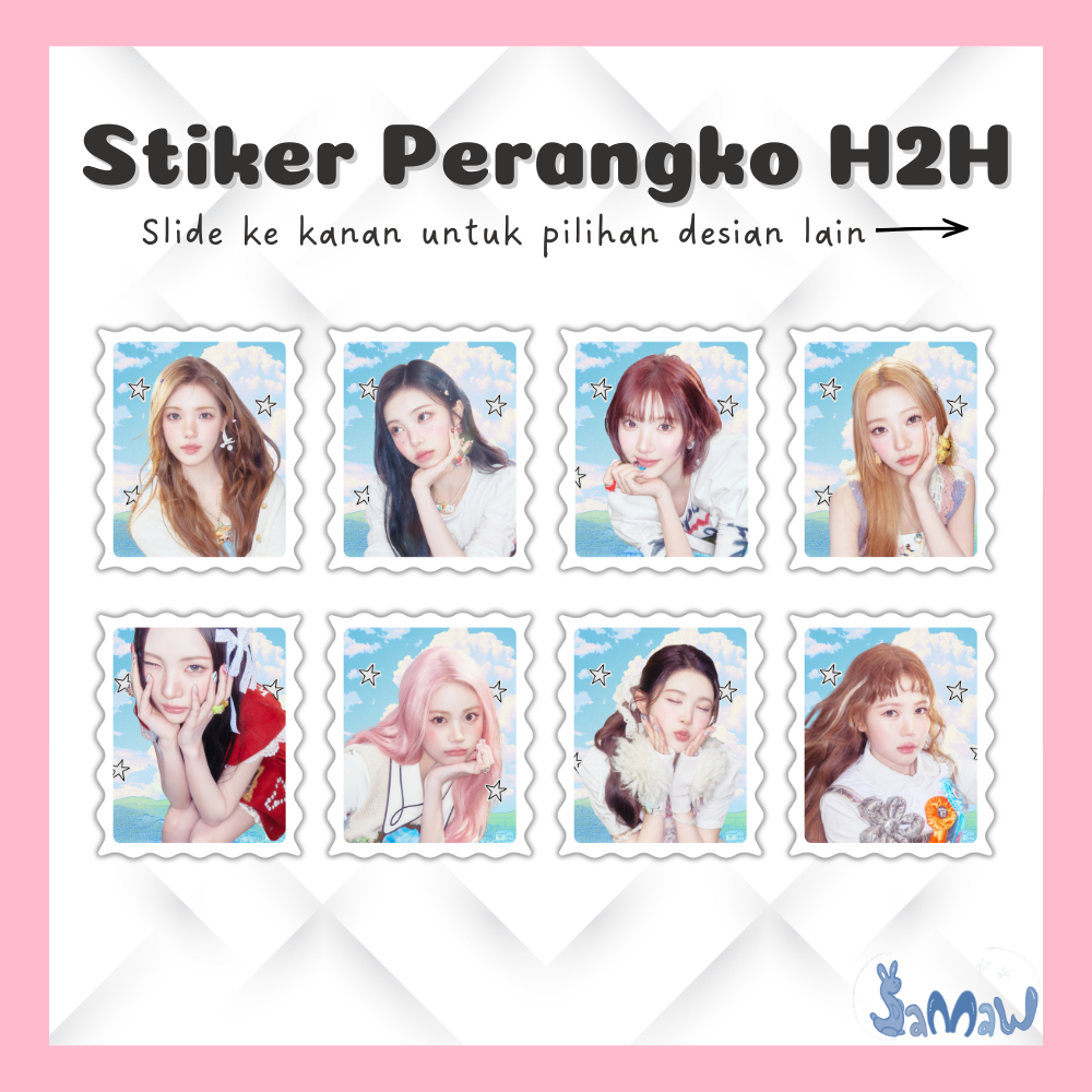 Jual Stiker Perangko Hearts2Hearts Rude | Stiker Perangko H2H | Sticker ...