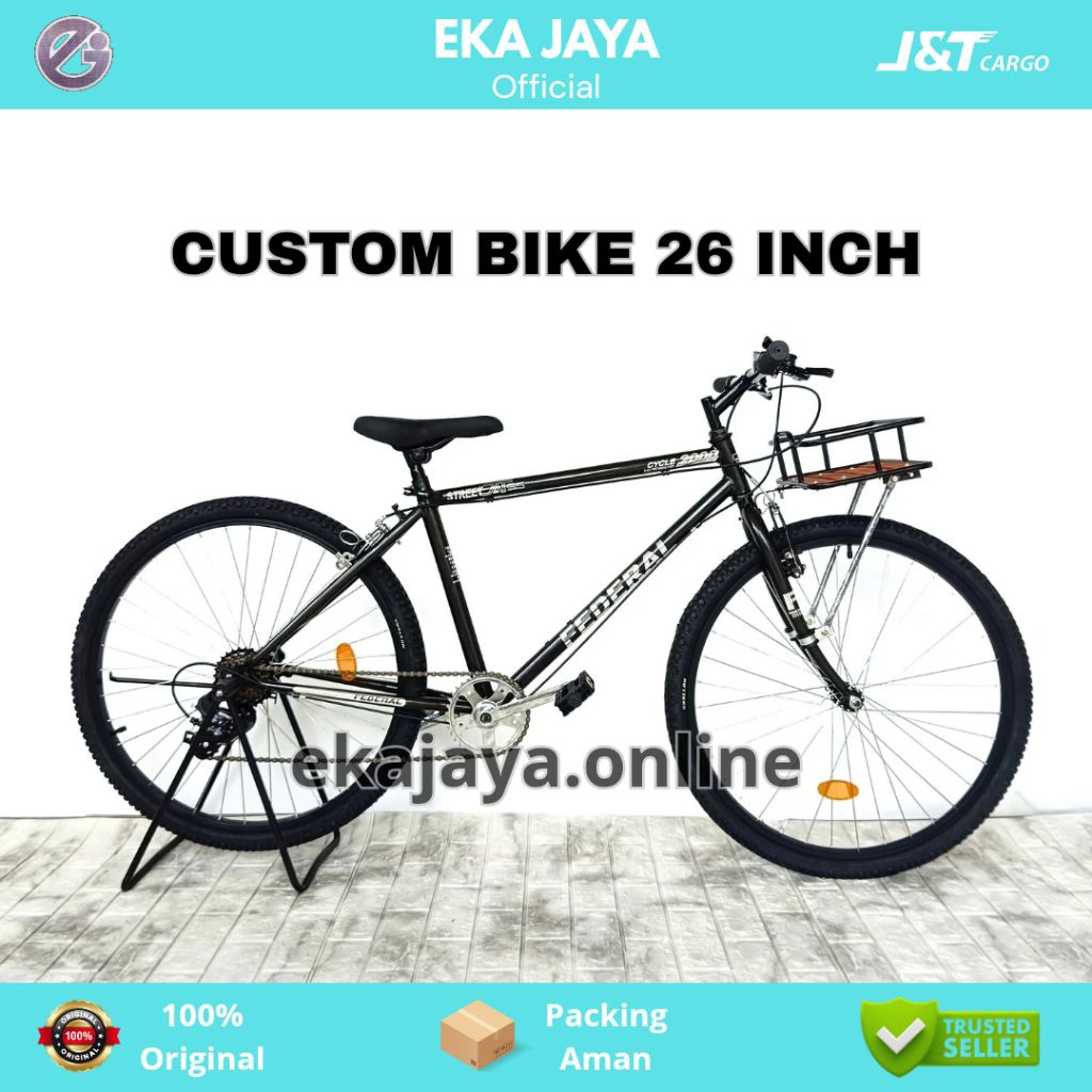 Jual Sepeda Custom Commuter Bike Model Federal Siap Pakai | Shopee ...