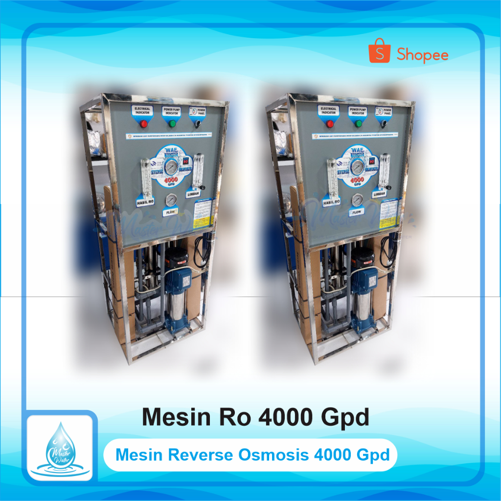 Jual Mesin Ro 4000 Gpd Waetecho | Reverse Osmosis | Master Water ...