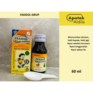 FASIDOL SYR 60 ML 120MG/5ML PT. IFARS, mengatasi demam dan rasa sakit.