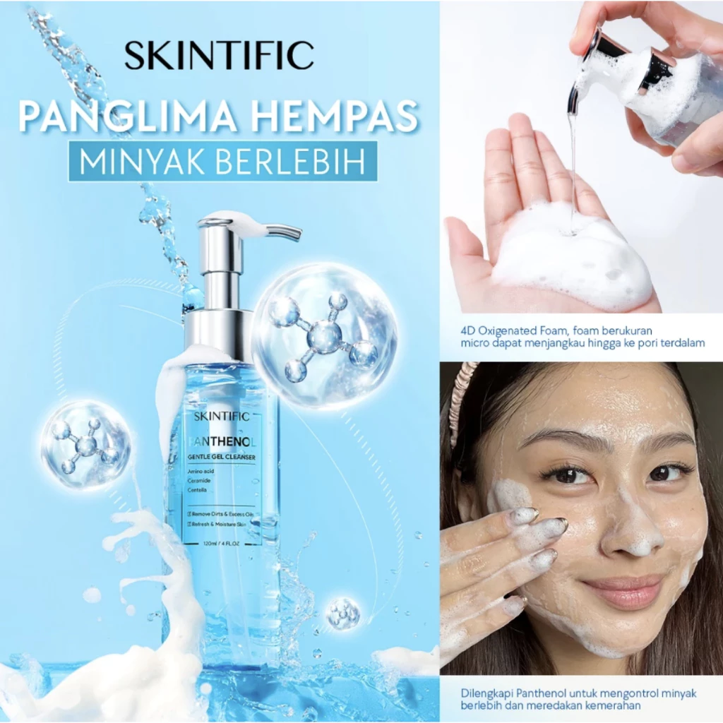 Skintific Panthenol Gel Cleanser 120ml Hydrating