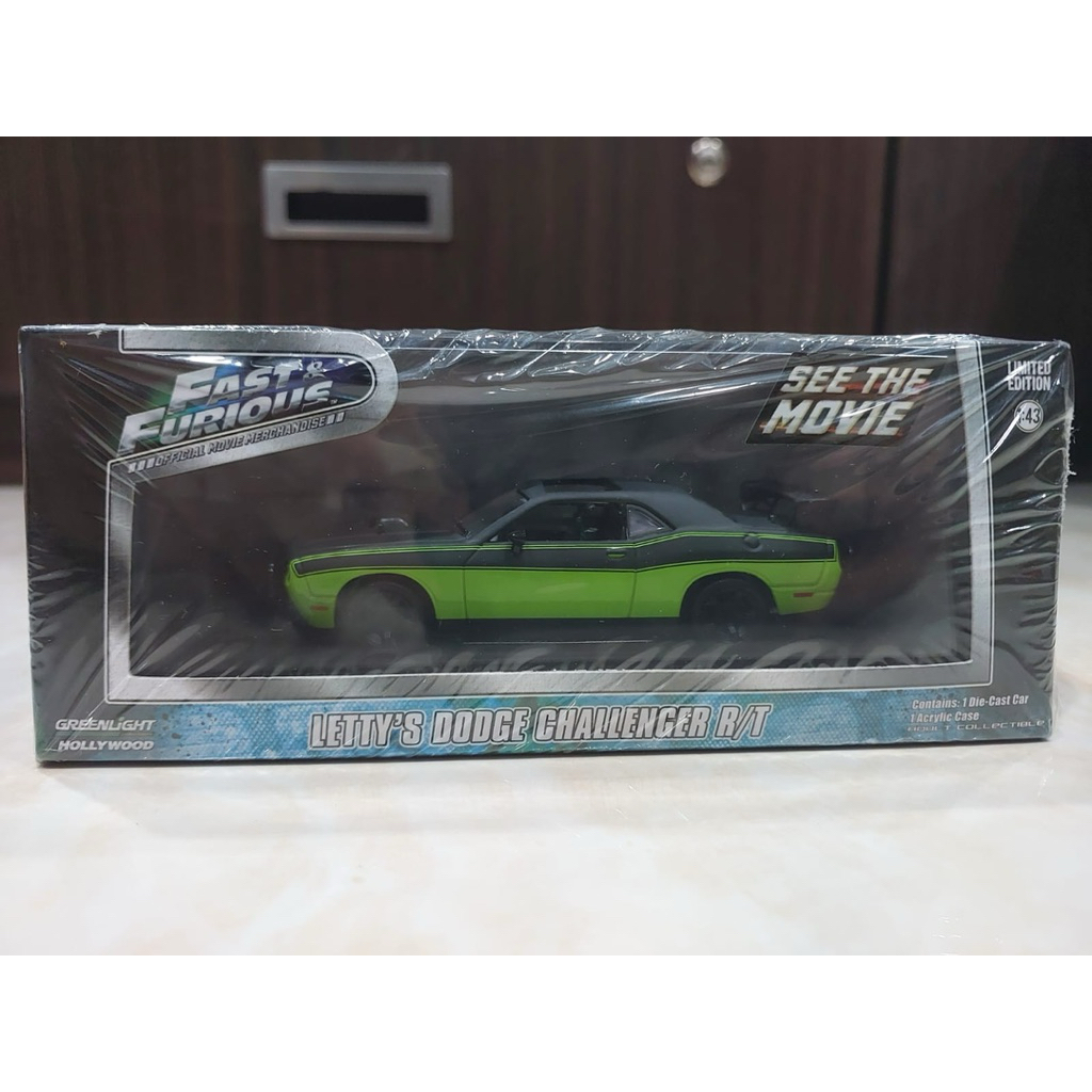 Jual Greenlight fast n furious letty's dodge challenger r/t skala 1:43 ...
