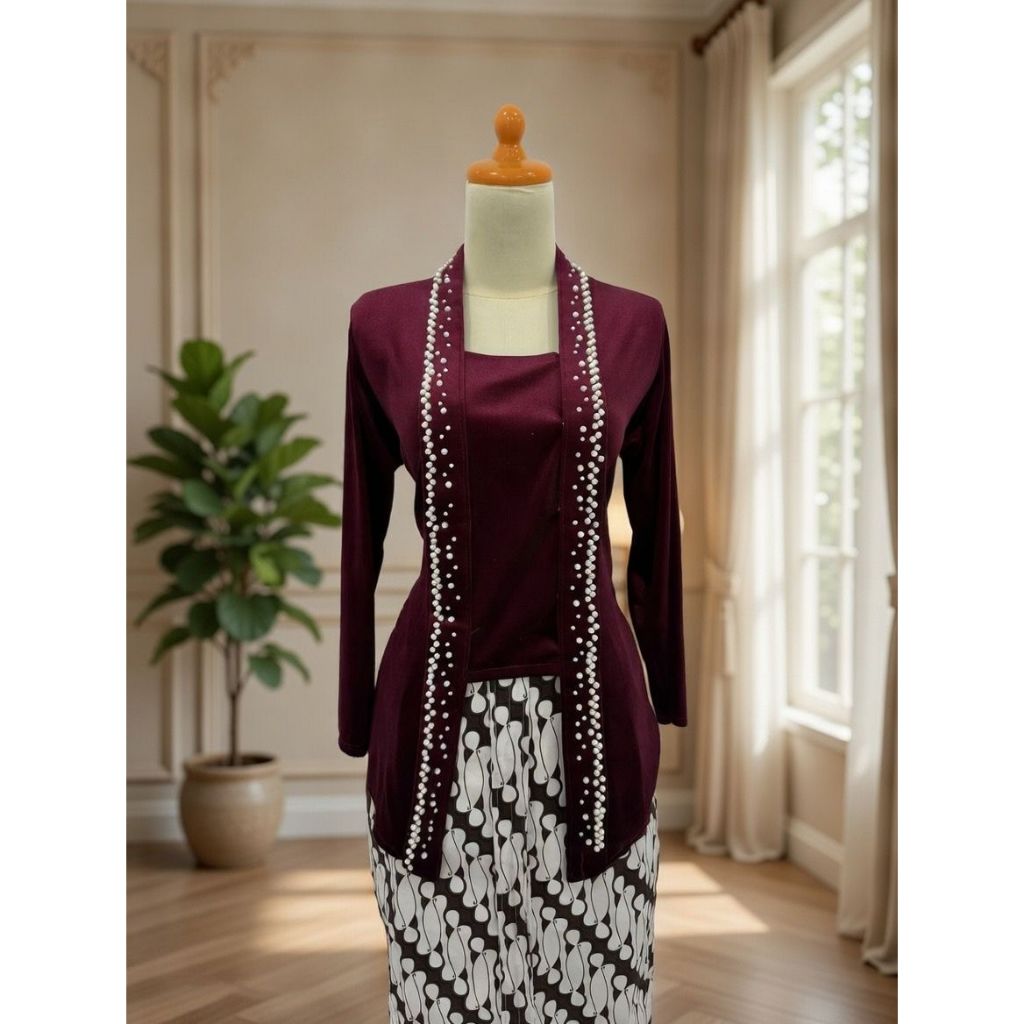 Jual KEBAYA KUTU BARU BLUDRU / KEBAYA ADAT JAWA FULL PAREL | Shopee ...