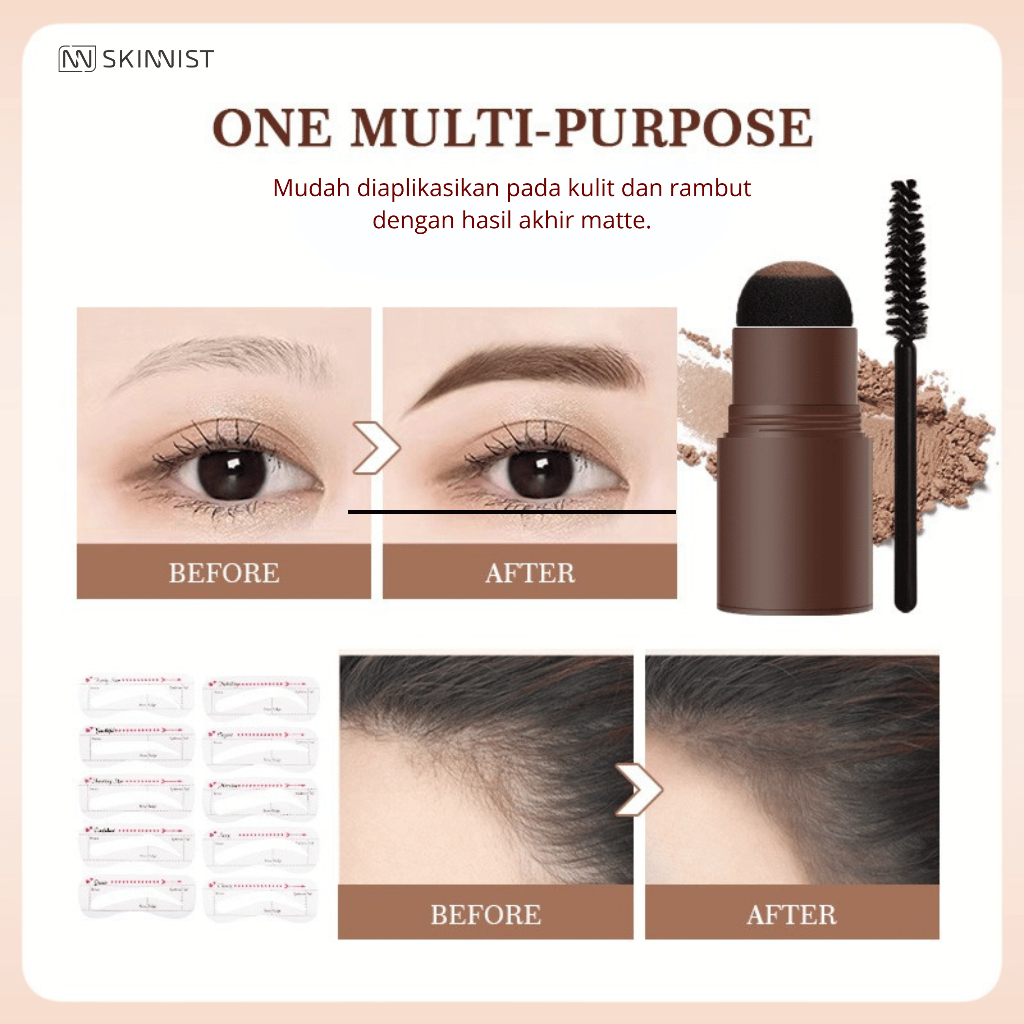 Jual (BPOM SKINNIST) Paket Ngalis 3in1 - Paket Eyebrow Powder 3in1 ...