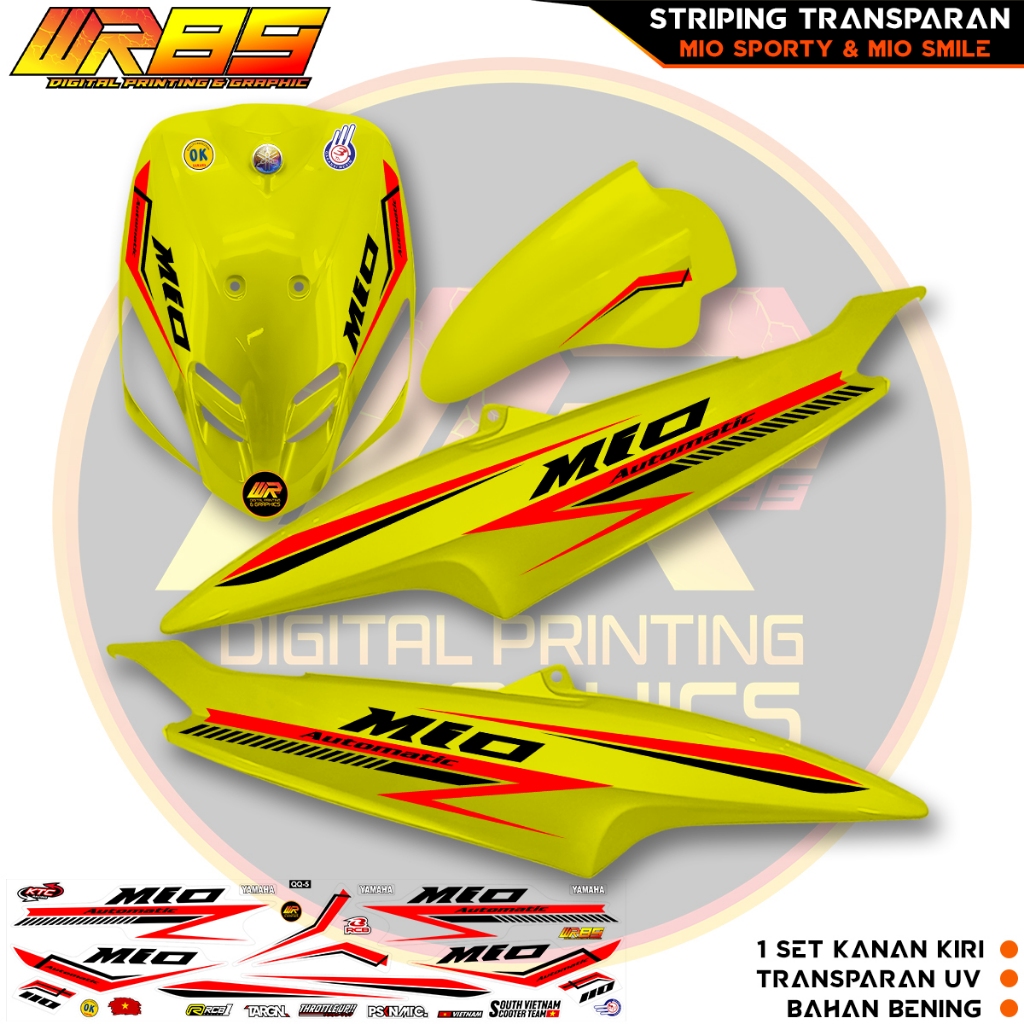 Jual STRIPING TRANSPARAN MIO SPORTY 2006-2008 | YAMAHA MIO SPORTY DAN ...