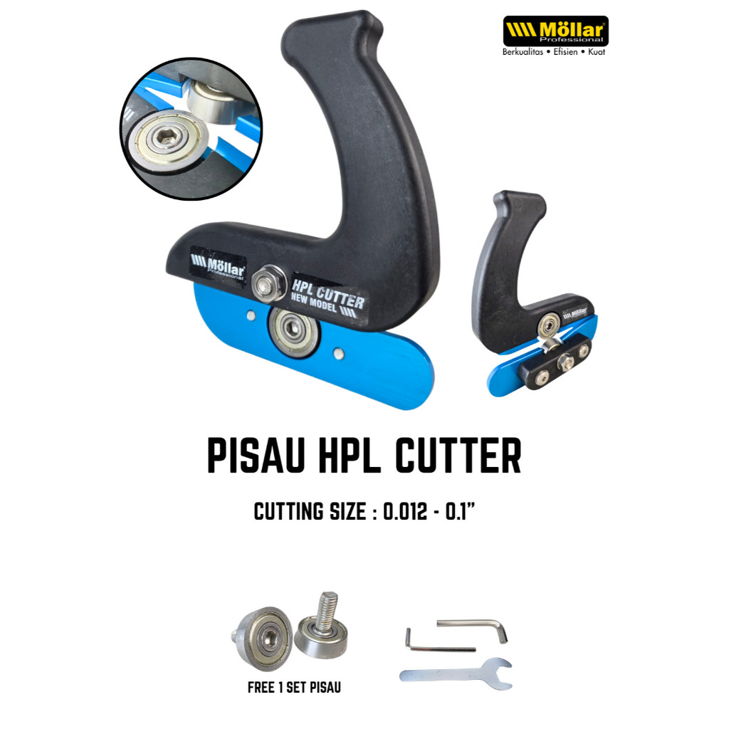 Jual MOLLAR HPLC1 HPL CUTTER ALAT BANTU POTONG TEPI HPL | Shopee Indonesia