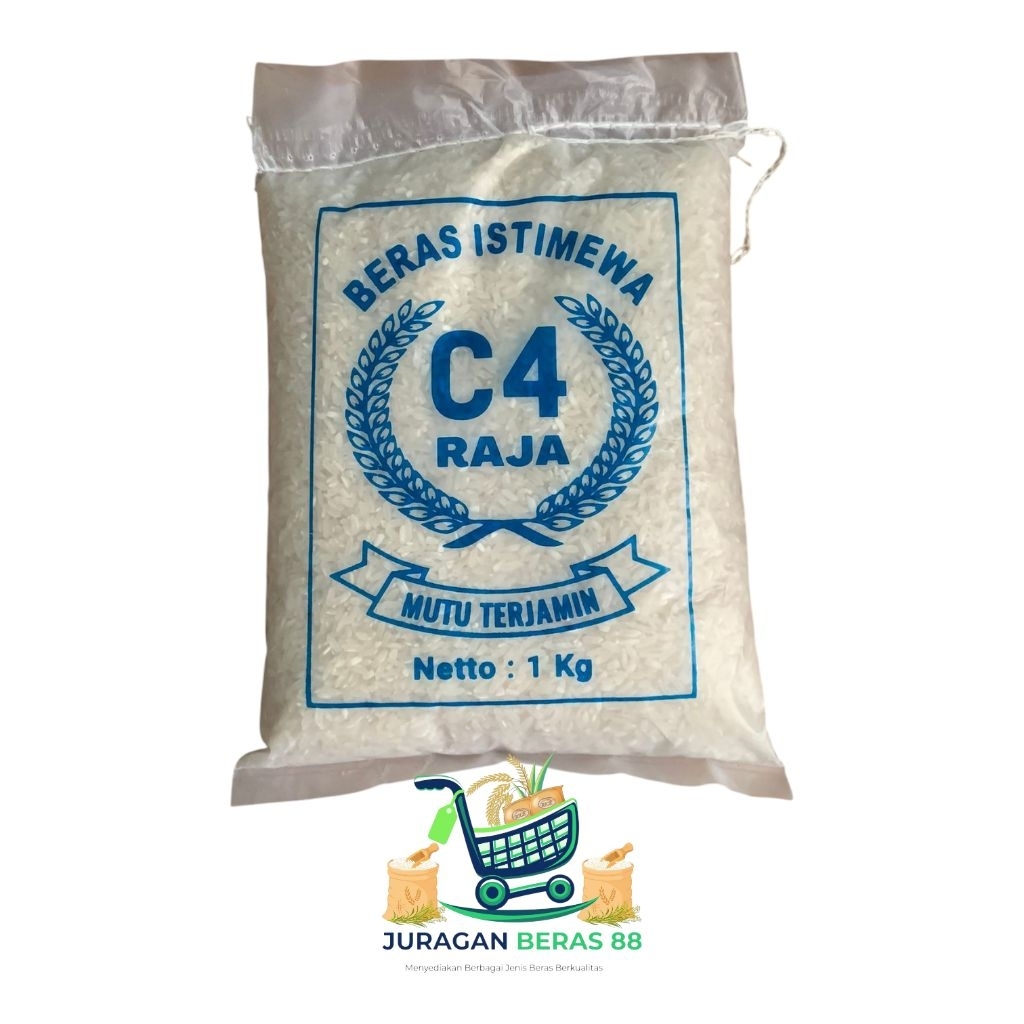 Jual Beras C4 Biru 1 Kg | Shopee Indonesia