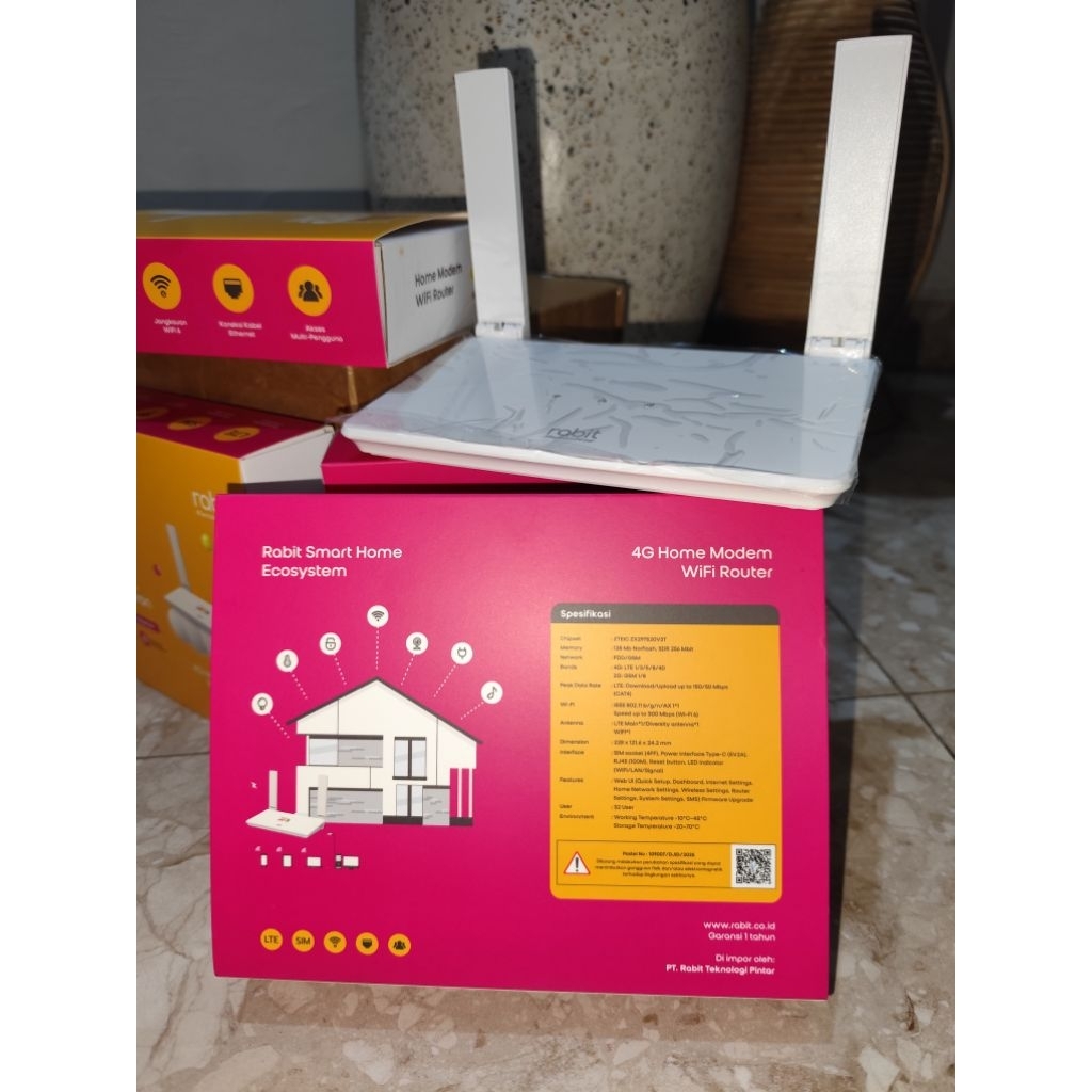 Jual HiFi Air Indosat - Rabbit Modem Wifi Router 4G LTE, 6 USB type C ...
