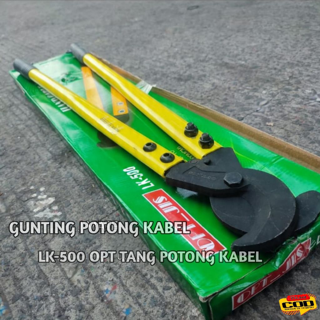 Jual Tang Gunting Potong Kabel OPT LK-500 Cable Cutter 22 inch Untuk ...