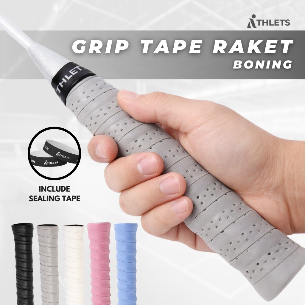 Jual ATHLETS Grip Raket Badminton Padel Tenis Racket Grip Tape Boning ...
