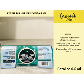 EYEFRESH PLUS MD 0,6 ML CENDO UNTUK MATA KERING, IRITASI RINGAN, DAN RASA TERBAKAR