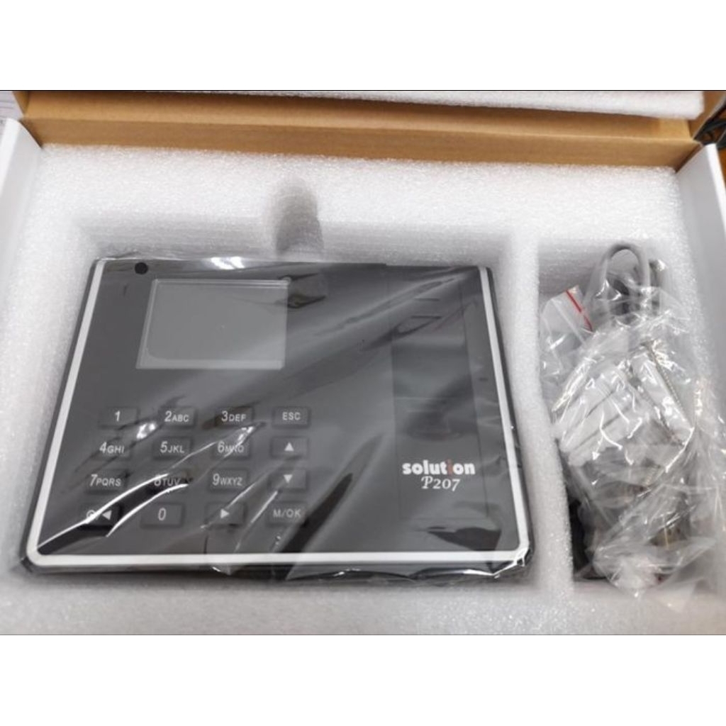 Jual mesin absensi fingerprint SOLUTION P207 ORIGINAL GARANSI RESMI ...