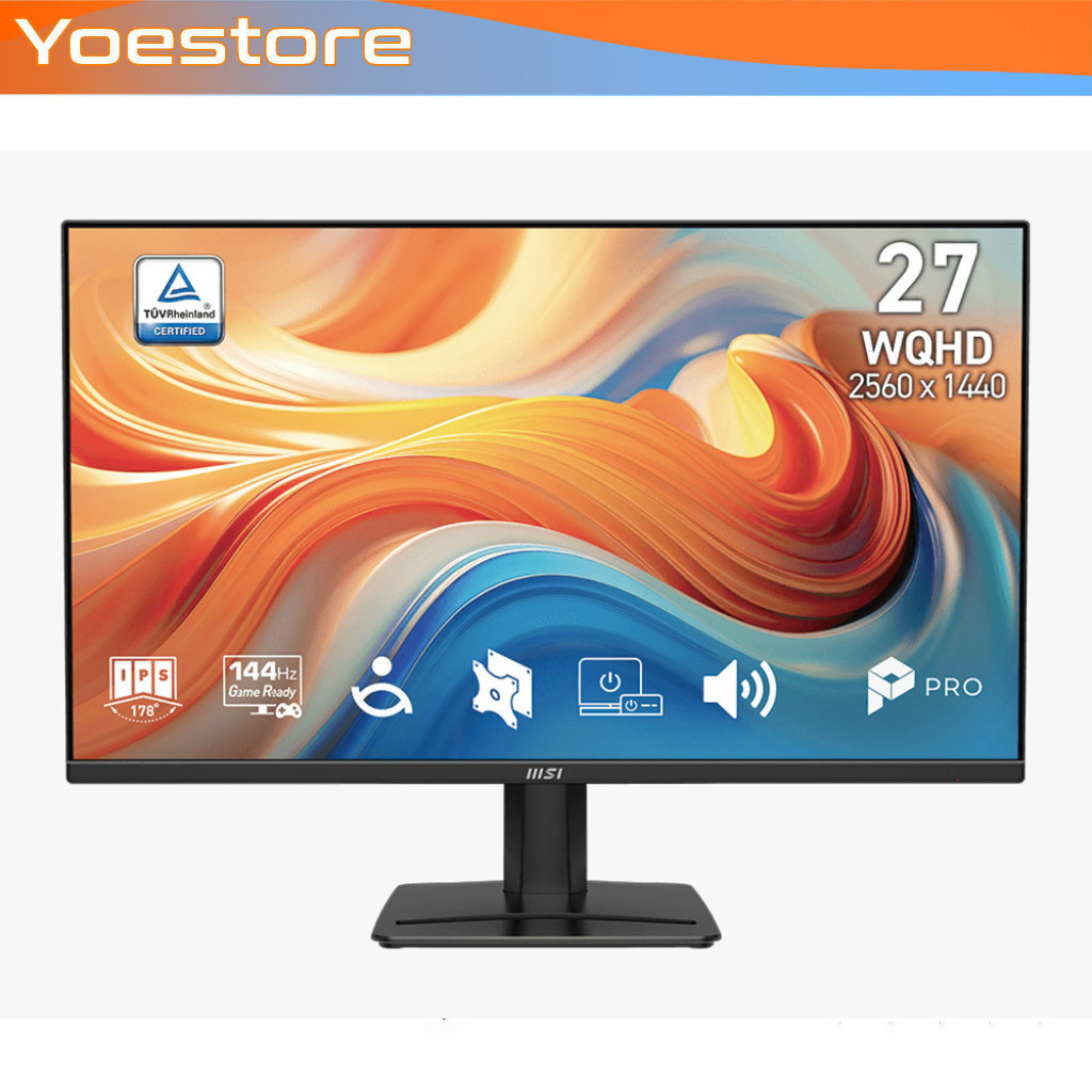 Jual Monitor MSI LED IPS PRO MP275Q E14 144HZ - WQHD 27