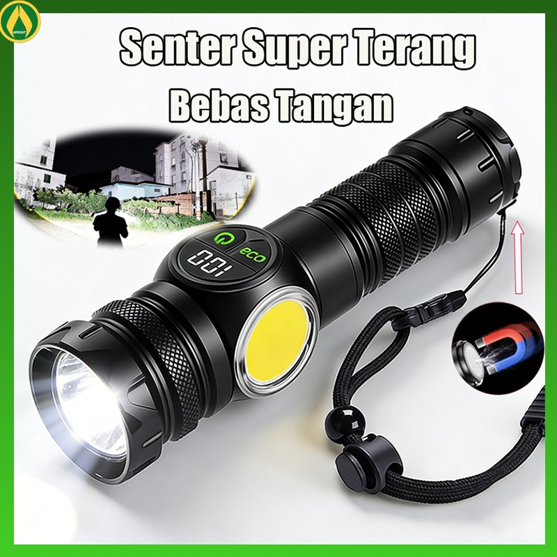 Jual Senter LED Magnet Zoom Strobe Senter Cas Police Swat Super ...