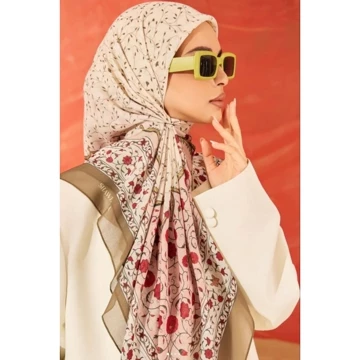 Sale! Part 1 Hijab Voal Segiempat Motif Malay SHAWLPUBLICA