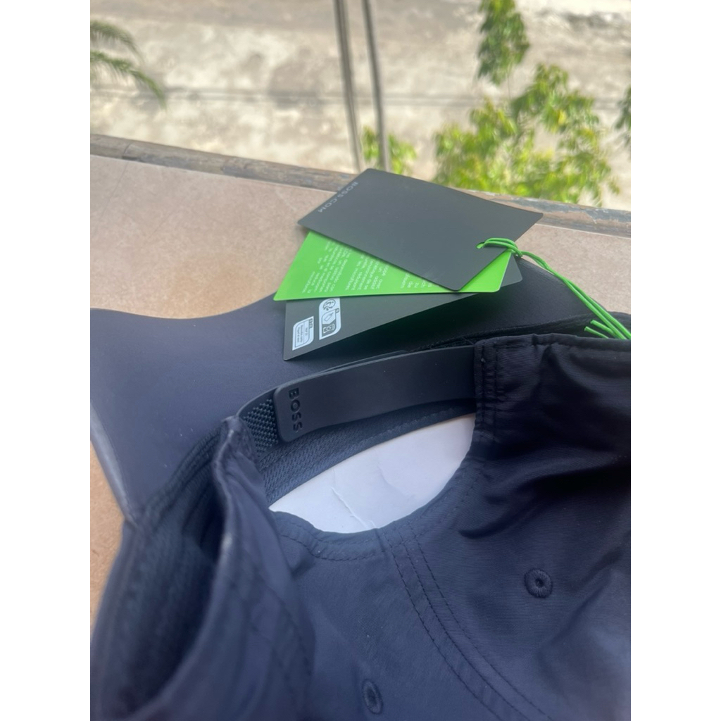 Jual hugo boss caps black original resmi topi cap boss by lnstagram ...