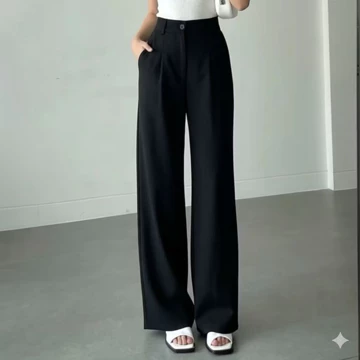 Viona Pants Loose Pants Trouser Wanita Celana Anti Kusut Celana Kulot Wanita
