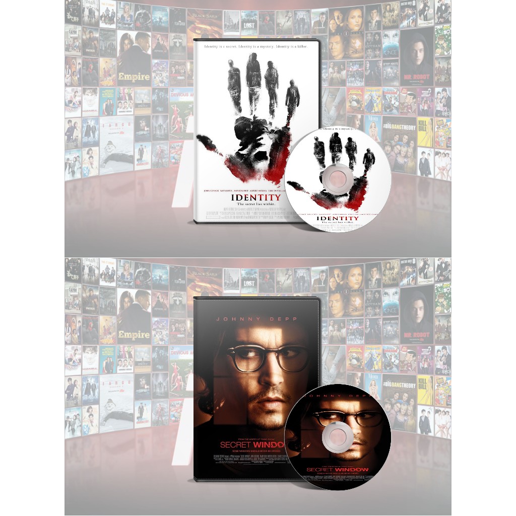 Jual DVD Identity (2003) + DVD Secret Window (2004) | Shopee Indonesia