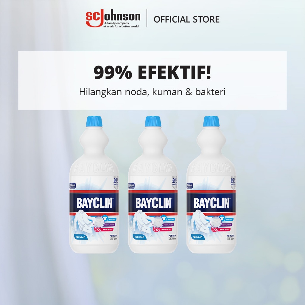 Jual Bayclin Regular 1lt x3 | Shopee Indonesia