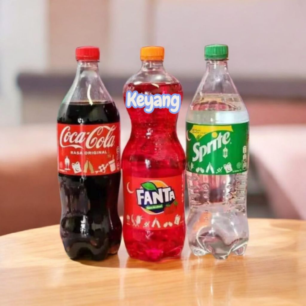 Jual FANTA COCA COLA SPRITE KEMASAN BOTOL 1 LITER X 12 BOTOL / FANTA ...