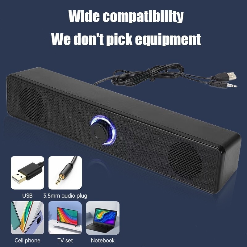 Jual 5.0 Speaker Audio Surround Soundbar Computer PC For TV Music Box ...