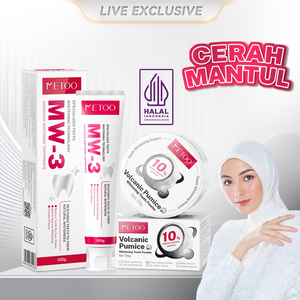 Jual METOO TeethWhitening- 1pcs Volcanic Pumice Whitening Tooth Powder ...